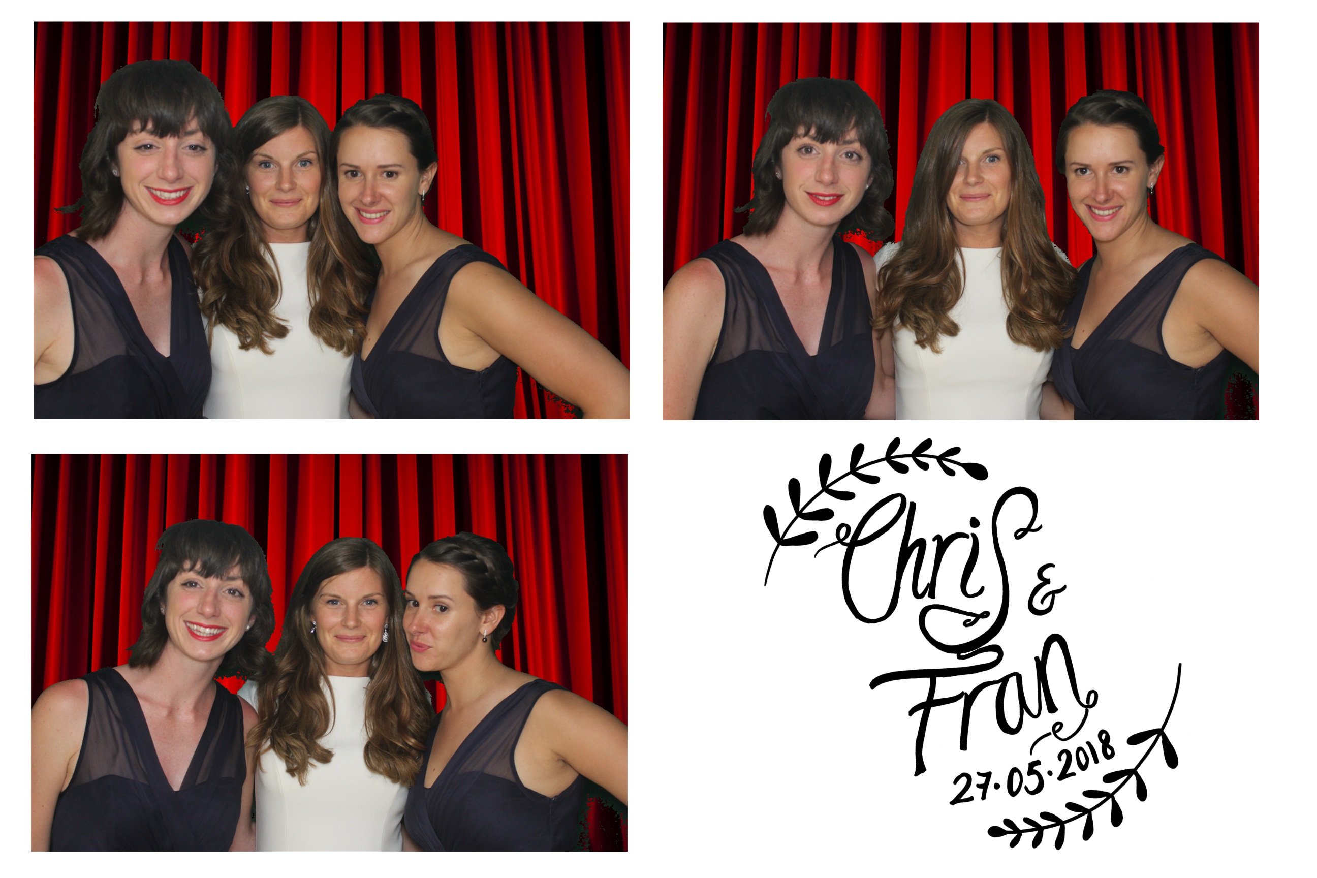 Chris & Fran | View more photos from the event at images.mobile-photo-booth.com/u/MobilePhotoBoothUK/Chris-Fran